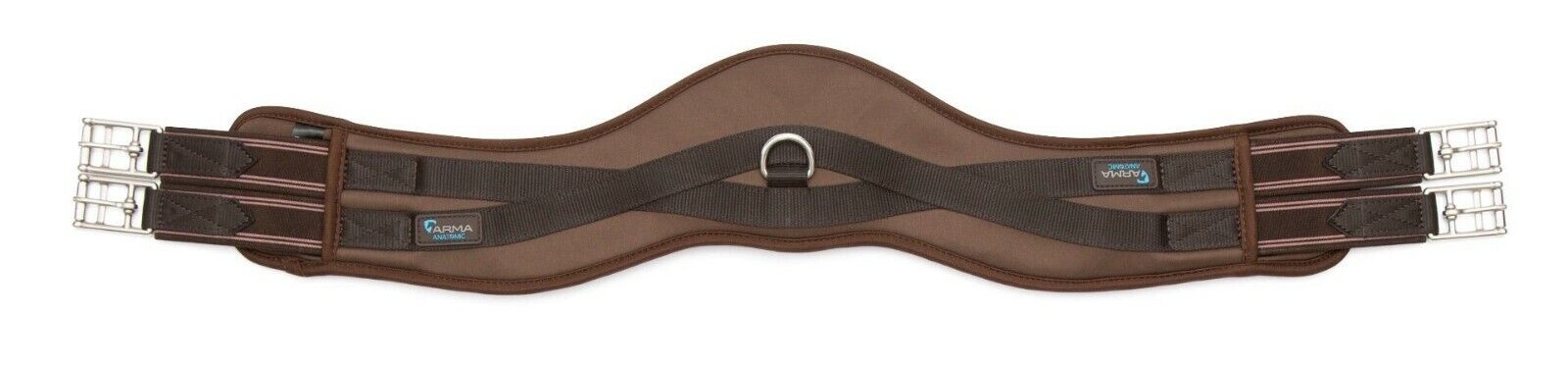 Picture of Shires Arma Memory Foam Anatomical Girth with Elastic | Black or Brown 38" - 60"