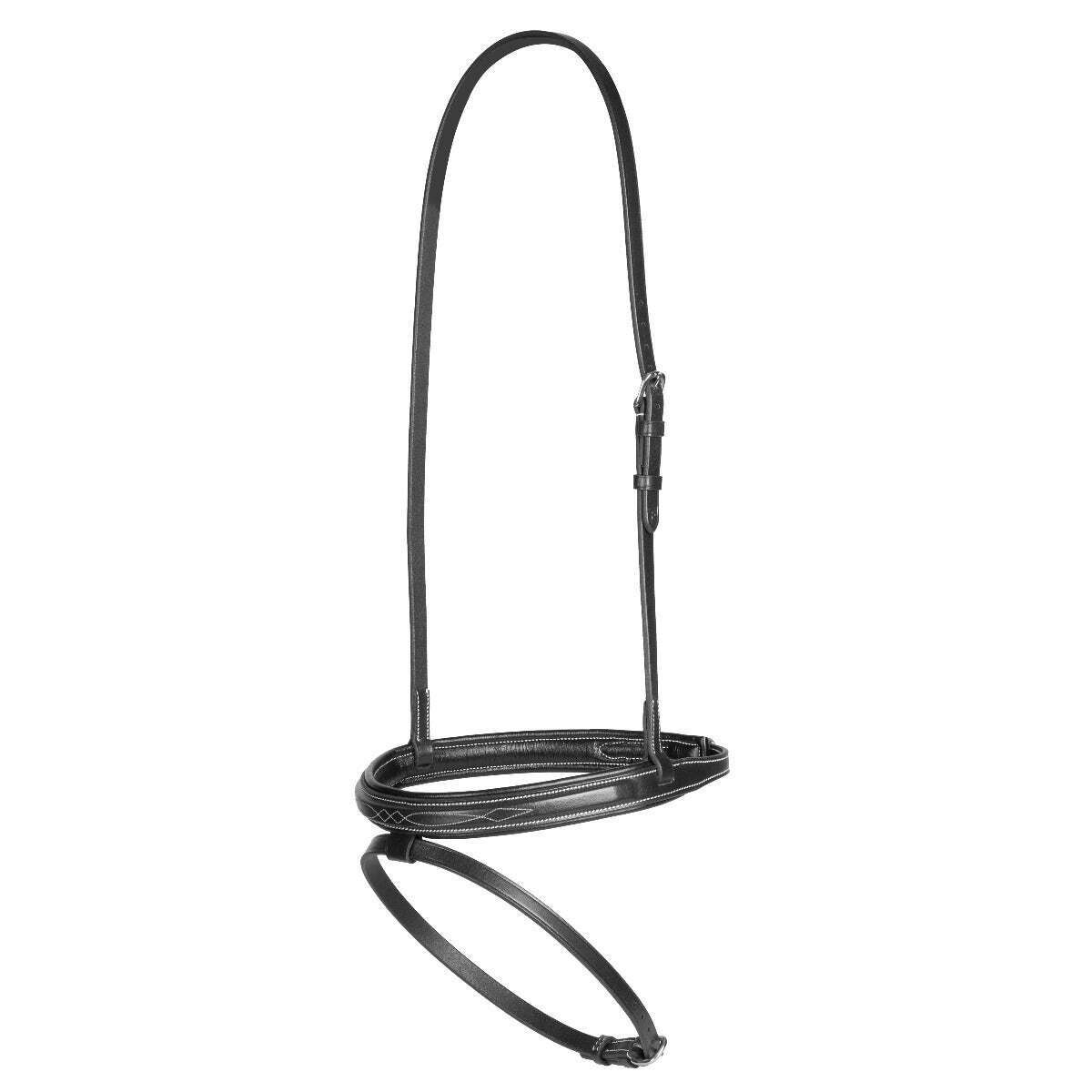 Picture of Shires Salisbury Bodenham Leather Flash Noseband |  2 Colours