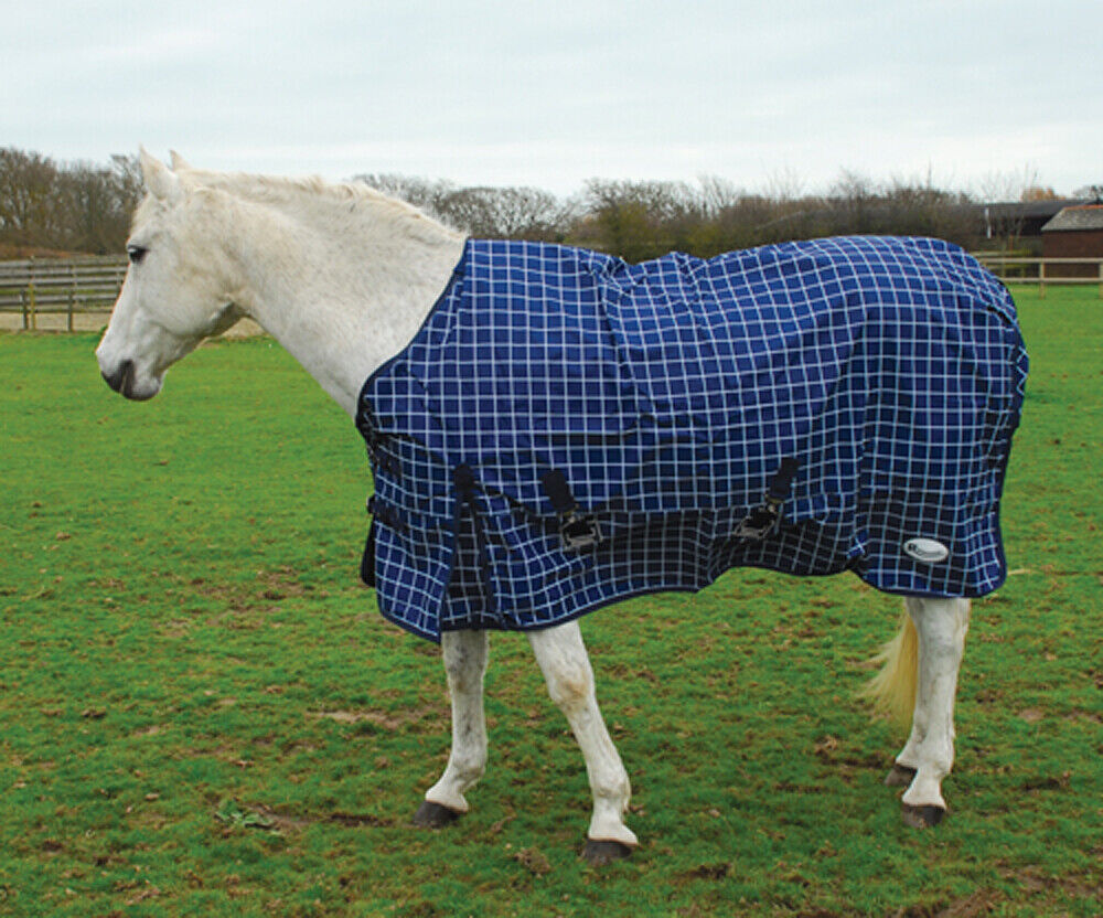 Picture of Rhinegold Atlanta Fleece Lined Outdoor 0G Turnout Horse Rug 600D Lightweight