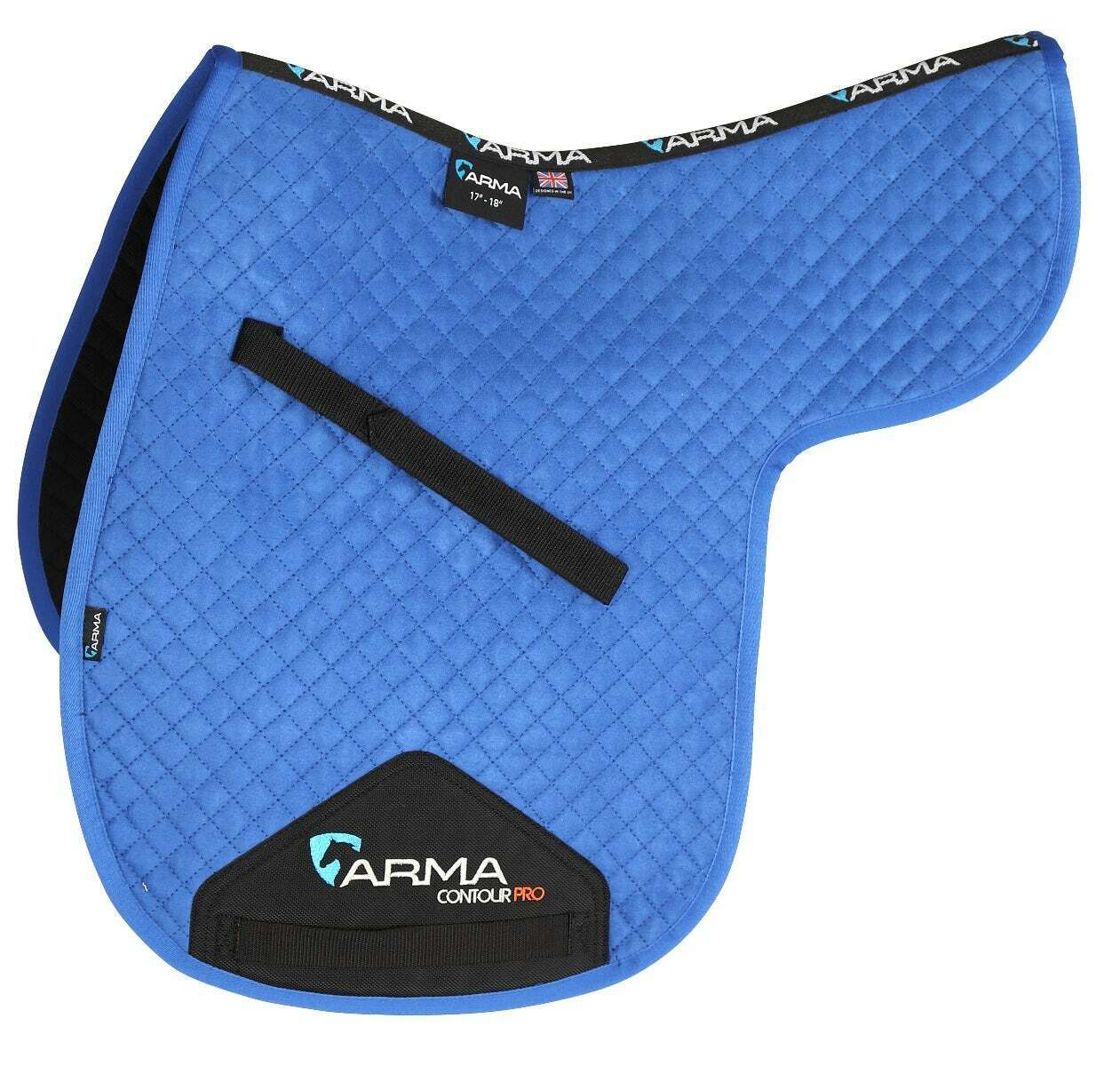 Picture of Shires Arma Suede Numnah | 2 Sizes | 8 Colours | Ultra Dri Zone