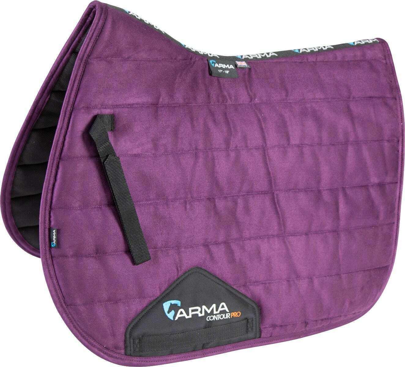 Picture of Shires Arma High Wither Suede Saddlecloth | 2 Sizes | 8 Colours | Ultra Dri Zone