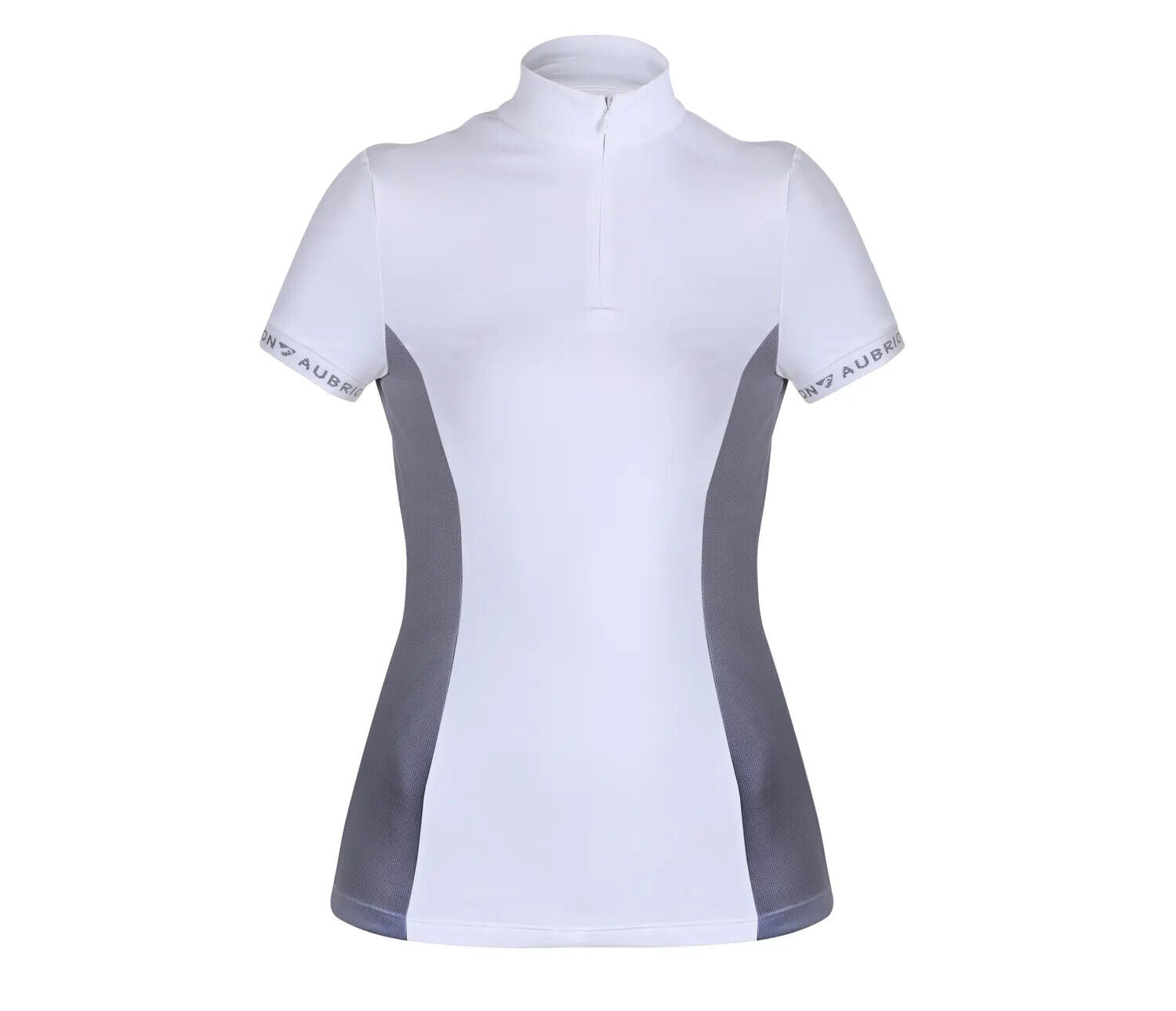 Picture of Shires Aubrion Norwich Ladies Show Shirt | Womens | White, Storm Grey | XXS -XXL