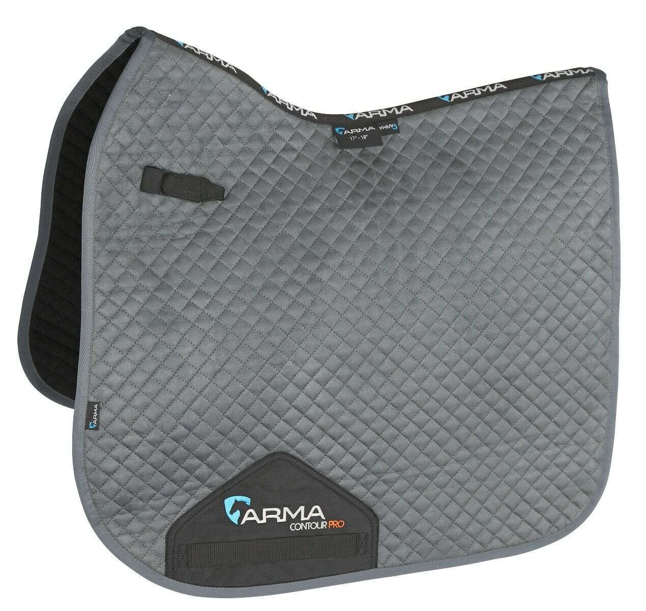 Picture of Shires Arma Suede Dressage Saddlecloth | 17/18" | 8 Colours | Ultra Dri Zone