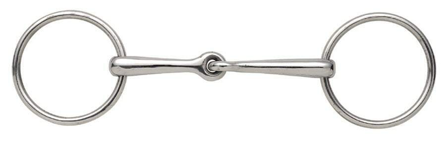 Picture of Shires Jointed Mouth Snaffle Bit  | Horse Bit  | Stainless Steel | 4 Sizes