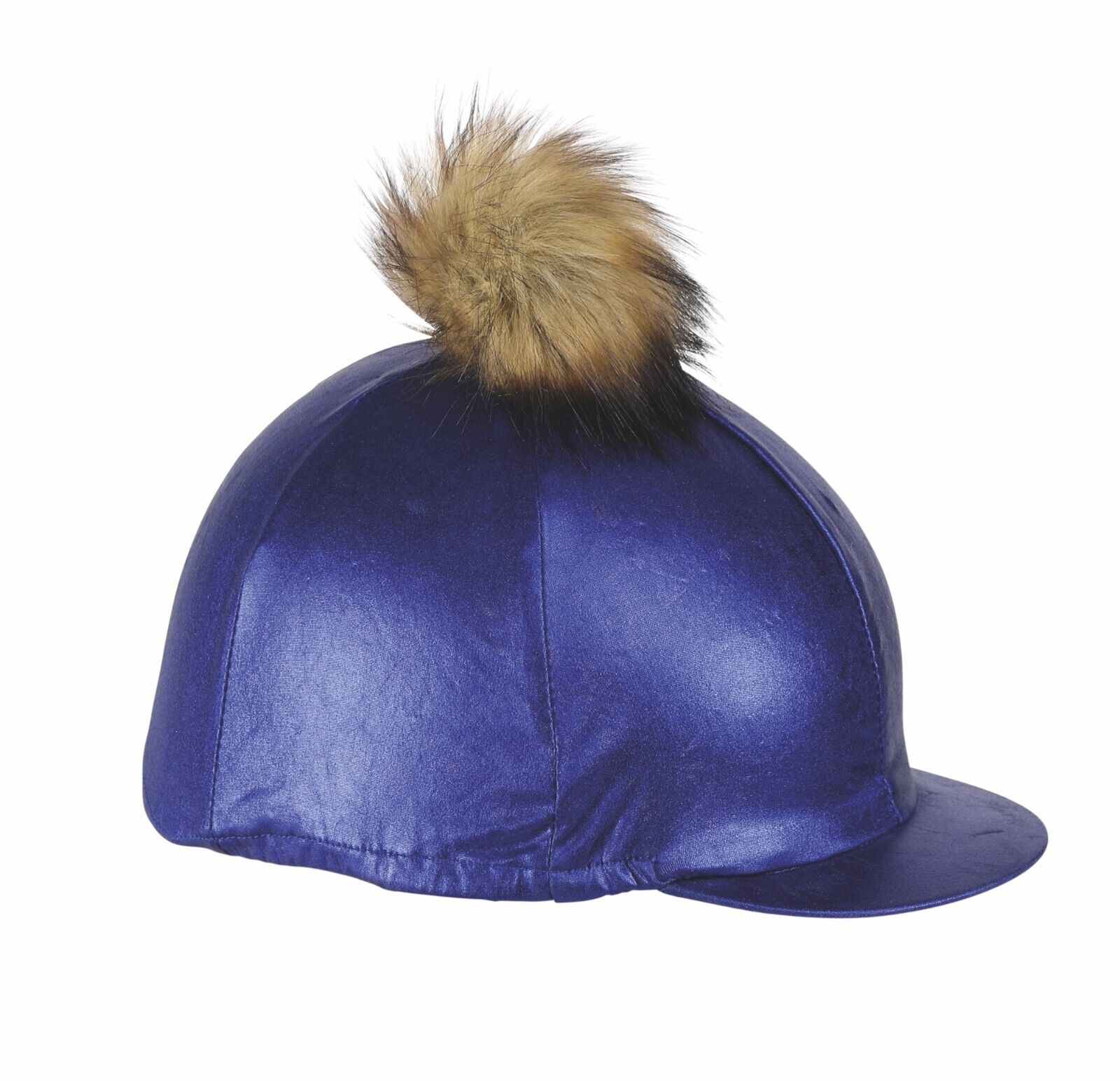 Picture of Shires Metallic Horse Riding Hat Cover | Onesize | Black, Blue, Pink, Rainbow