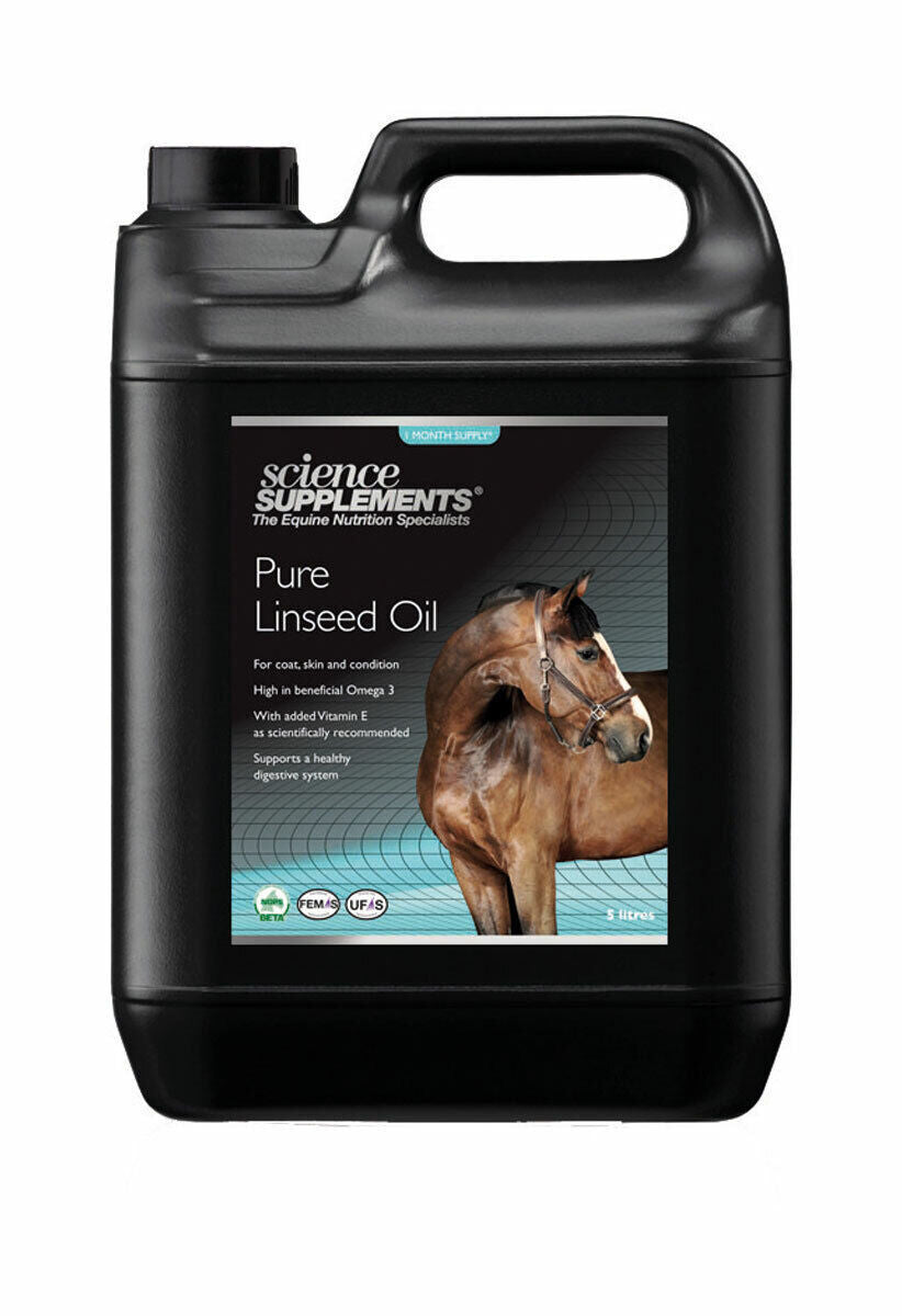 Picture of Science Supplements Pure Linseed Oil Conditioner / Weight Gain / Skin Coat 5 Ltr