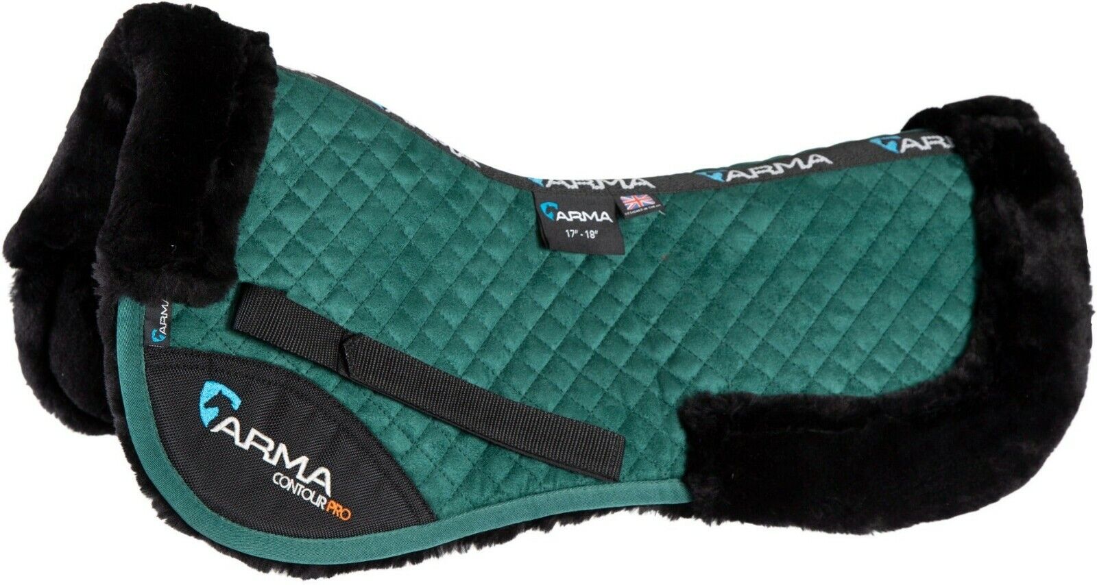 Picture of Shires Arma Suede Half Pad | Supafleece |  2 Sizes | 8 Colours