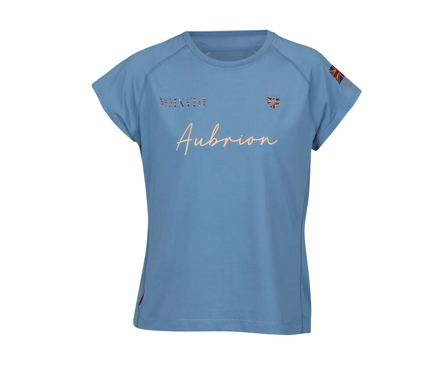 Picture of Shires Aubrion Ladies Team T-Shirt Womens | Navy, Steel | XXS -XXL