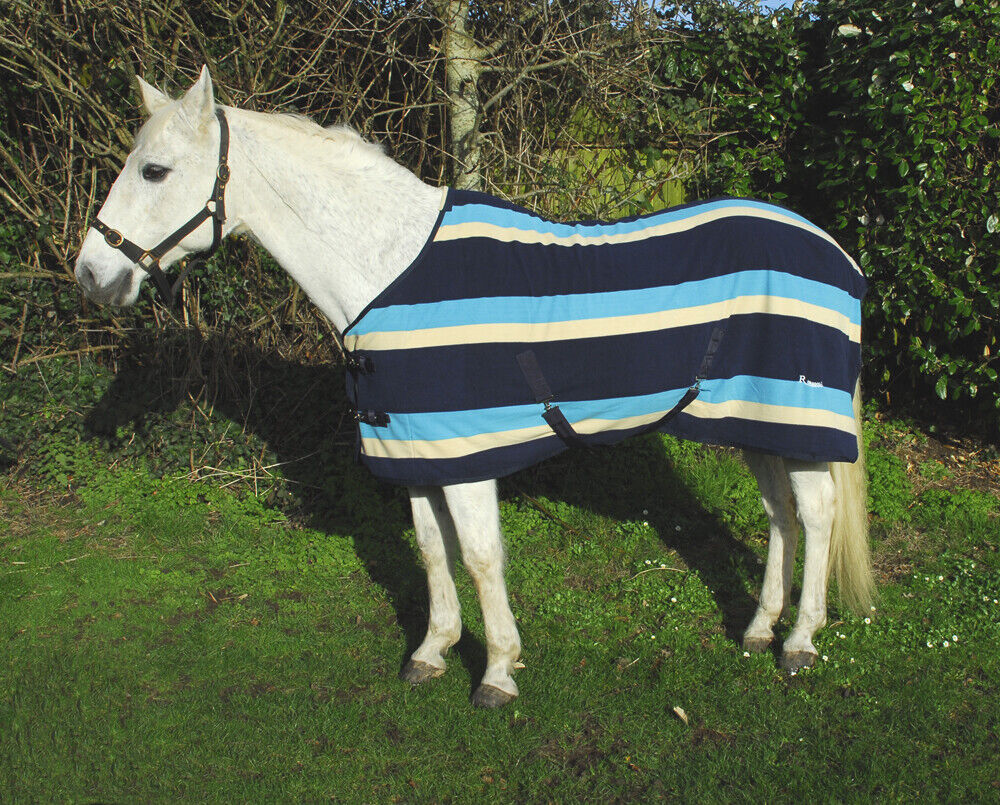 Picture of Rhinegold Elite Fleece Show Cooler Fleece Horse Rug | 3 Colours | Std Neck