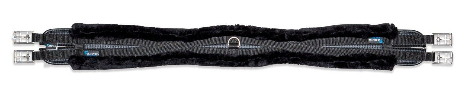 Picture of Shires Arma Supafleece Contour Girth | Horse Girth | Black or Brown | 38" - 60"