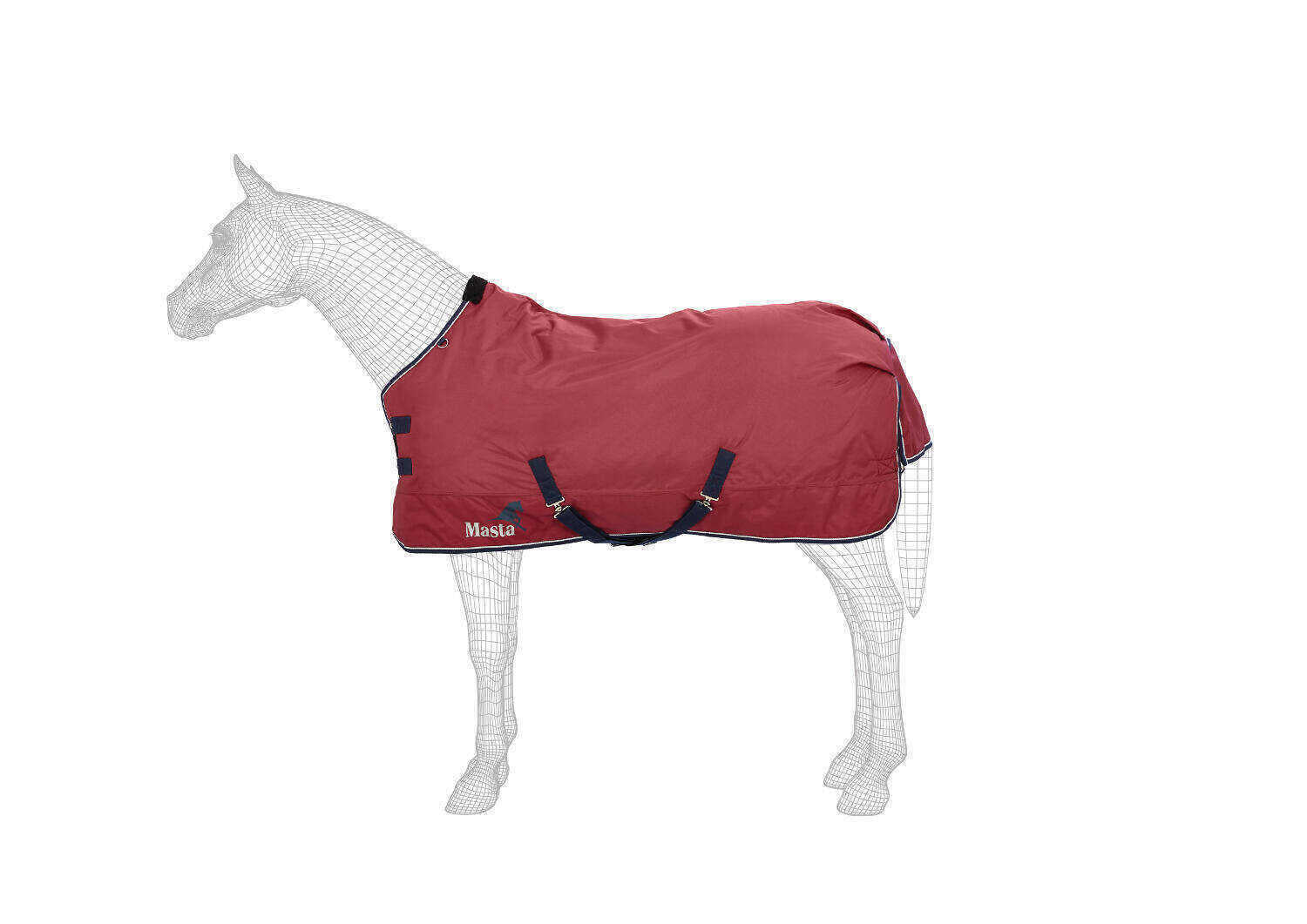 Picture of Masta Avante Winter Heavyweight Horse Turnout Rug Blanket|  340g | 600 Denier