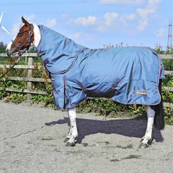 Picture of Whitaker Lupin 250g, 800D Turnout Rug, Detachable Neck, Teal, Mediumweight