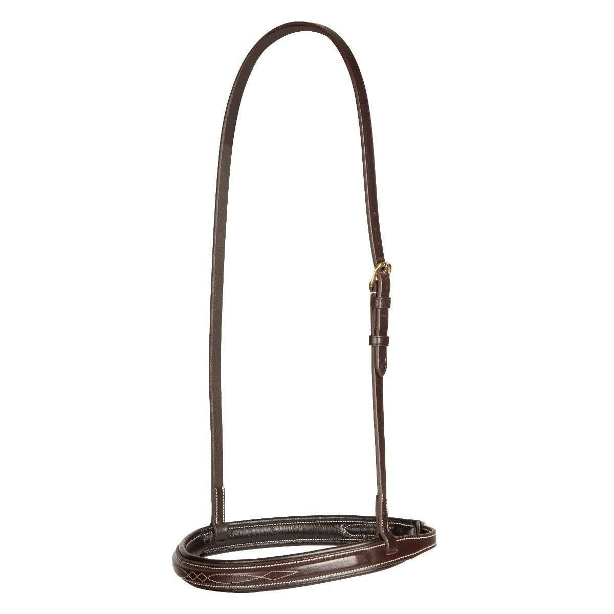 Picture of Shires Salisbury Fairford Leather Cavesson Noseband |  2 Colours