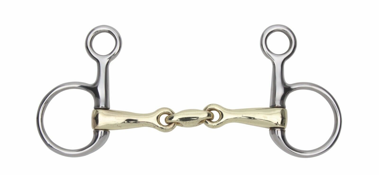 Picture of Shires Hanging Cheek Snaffle Bit With Lozenge Bit | Brass Alloy | 4 Sizes