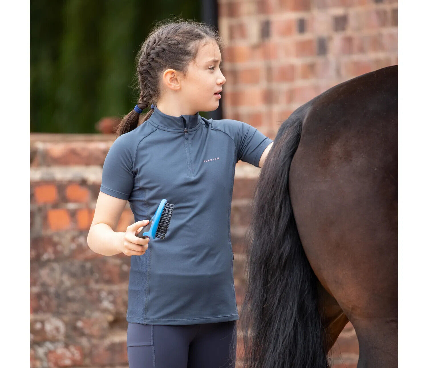 Picture of Shires Aubrion Revive Short Sleeve Base Layer, Young Rider | 3 Colours| Age 7-16