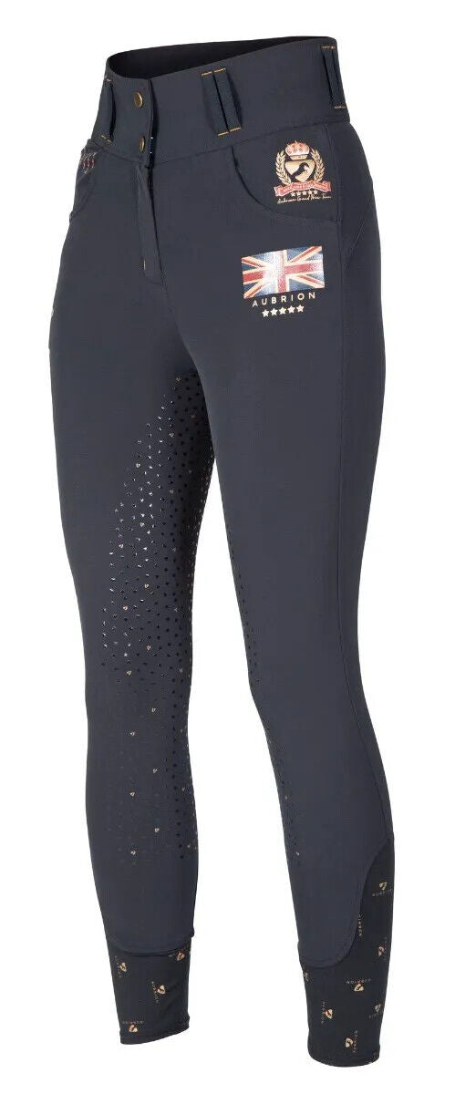 Picture of Shires Aubrion Maids Team Breeches | Girls | Age 7-14yrs |4 Colours