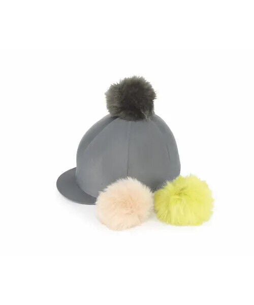 Picture of Shires Switch It Pom Pom Skull Hat Cover | Onesize | Black, Charcoal or Navy