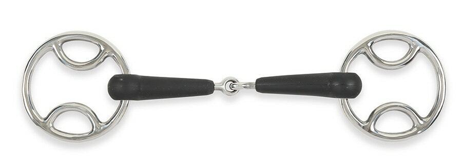 Picture of Shires Equikind+ Bevel Jointed Mouth Snaffle Bit | Horse Bit | 3 Sizes