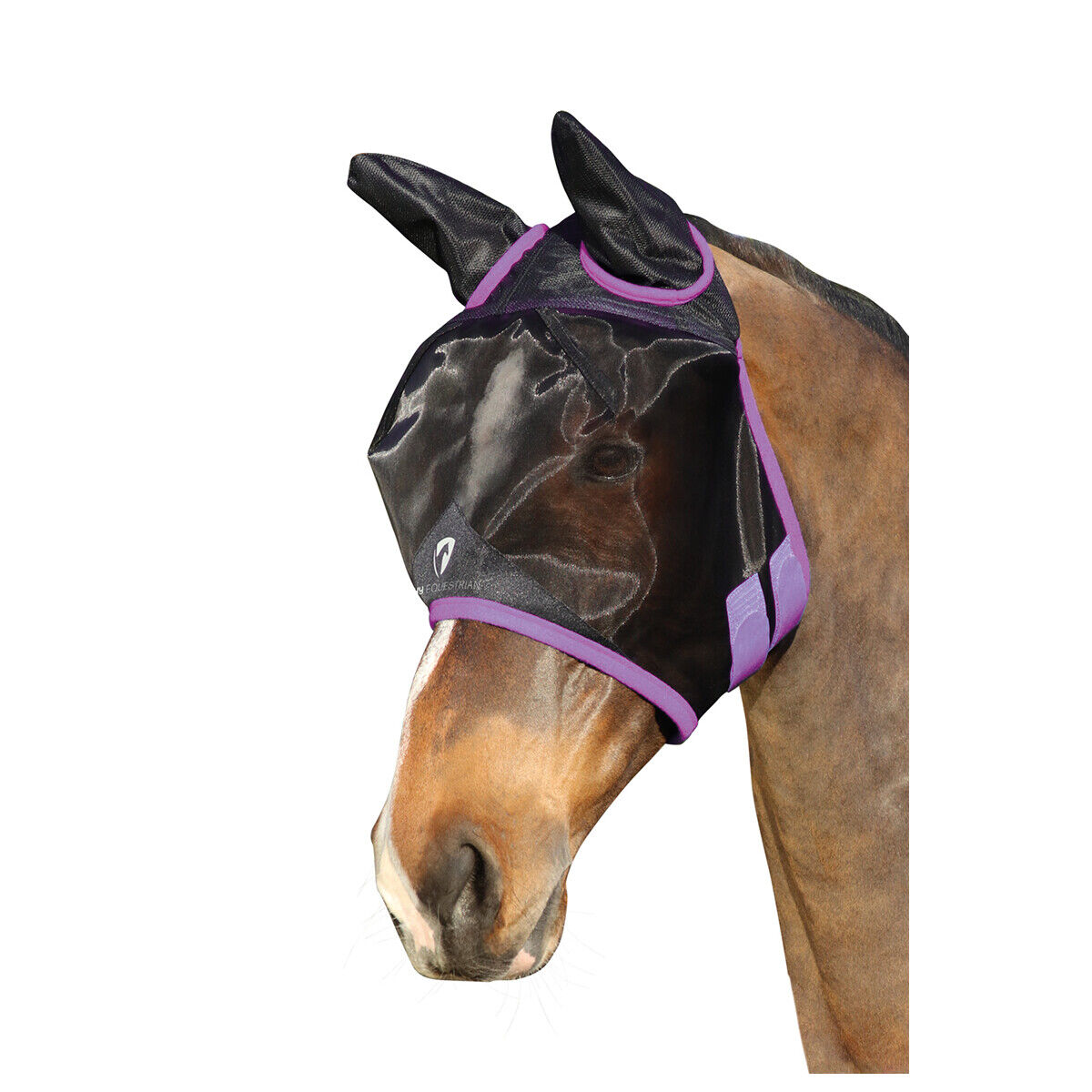 Picture of Fly Mask | Hy Equestrian Horse / Pony Mesh Full Fly Mask with Ears.