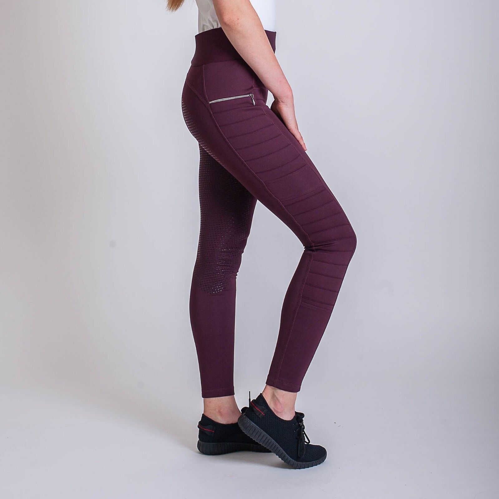 Picture of Ladies Jodhpurs Gallop High-Waist Sophia Full Silicone Seat Ladies Riding Tights