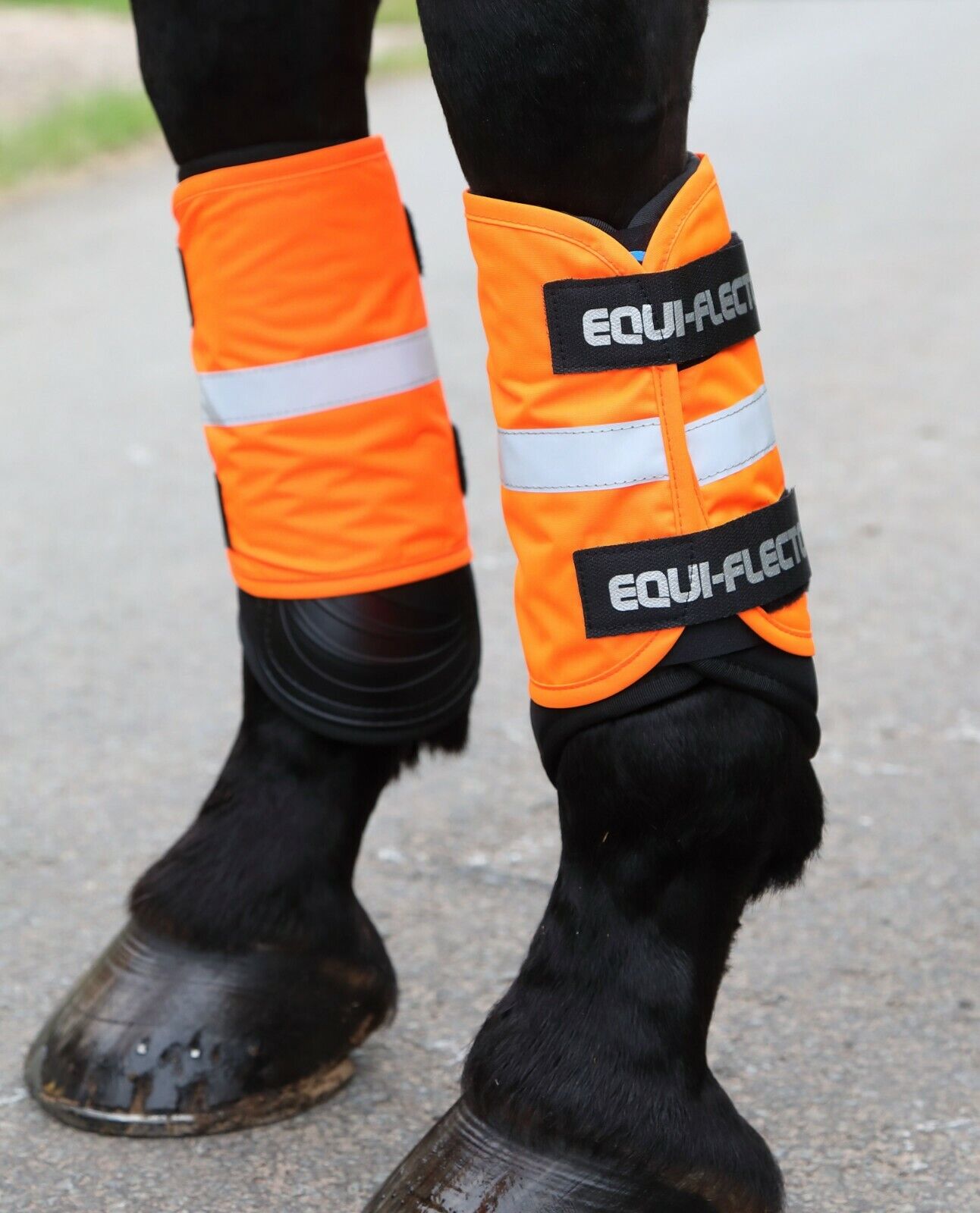 Picture of Shires Equi-Flector Leg or Arm Wraps in Reflective | Pink, Yellow, Orange