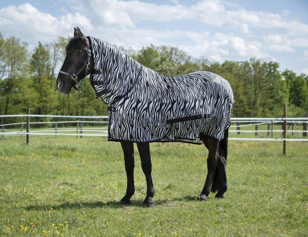 Picture of Ekkia Riding World Fly Rug, Mesh Sheet,  Horse Turnout Rug, Full Neck, Summer
