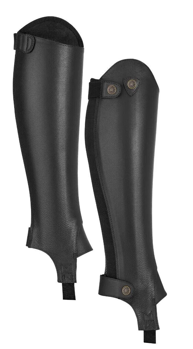 Picture of Shires Moretta Adults Leather Horse Riding Gaiters | Short / Standard Height