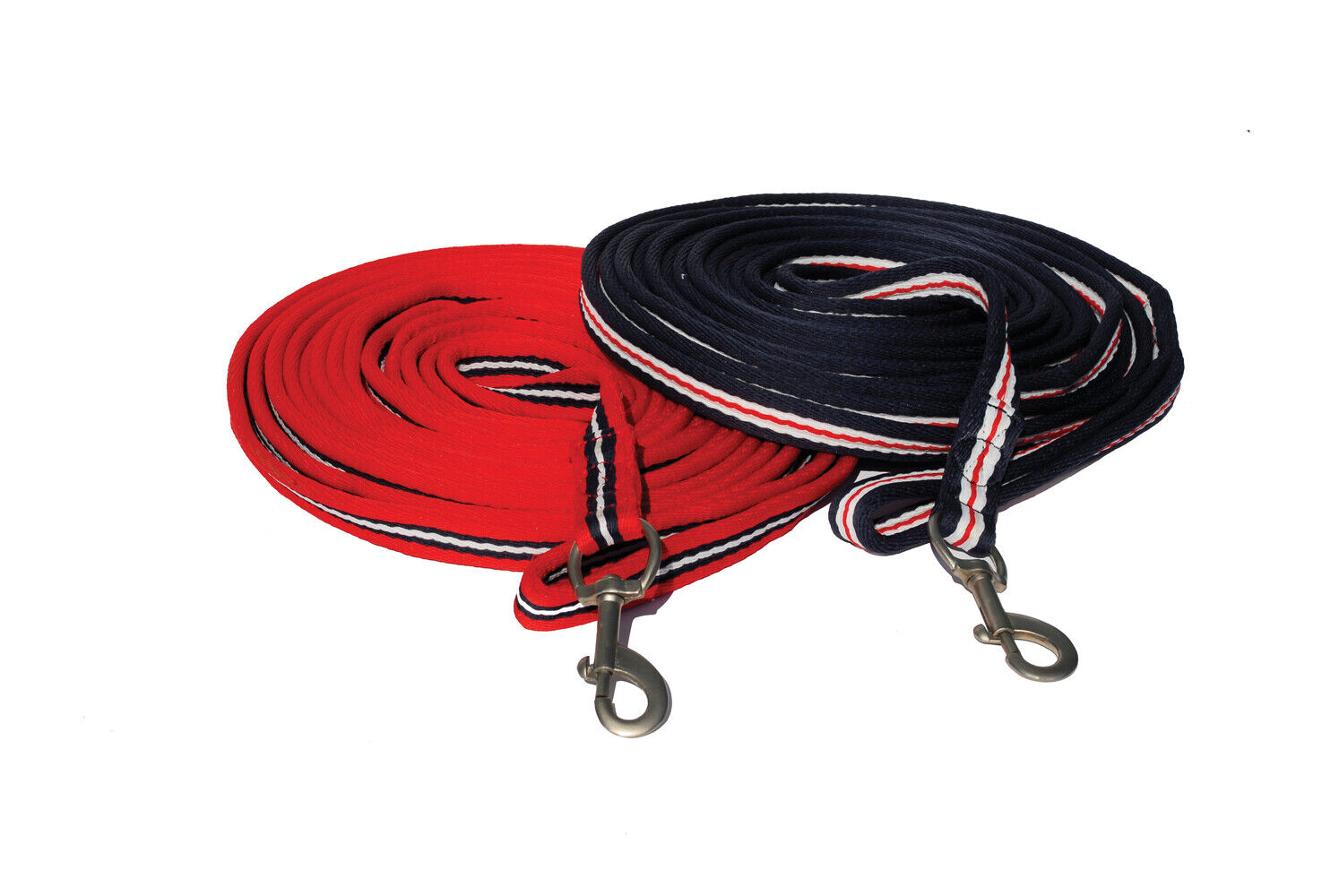 Picture of Rhinegold Padded Lunge Rein | 2 Colours | 8M Long | Swivel Trigger Clip