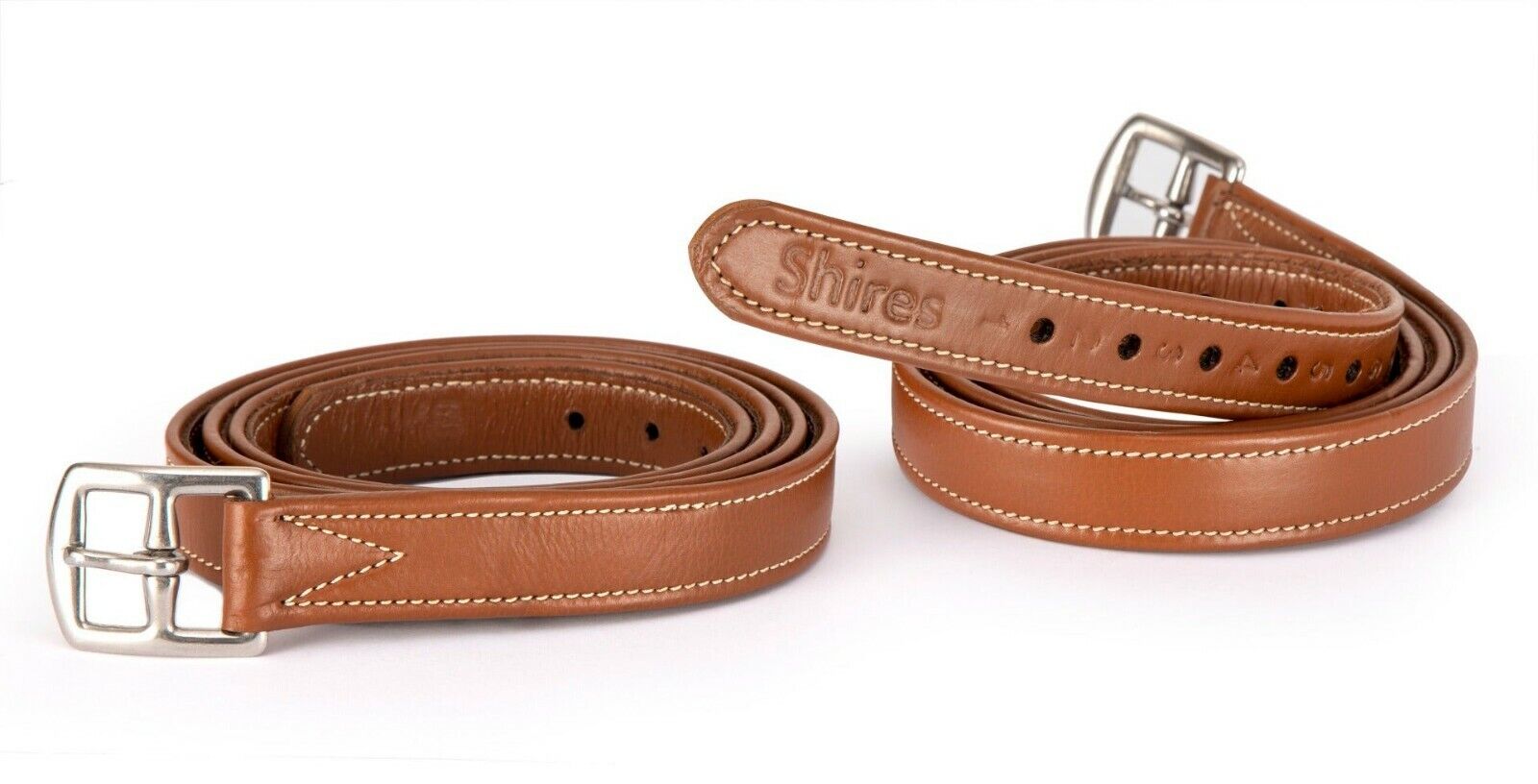 Picture of Shires Velociti Gara Non-Stretch Stirrup Leathers |5 Sizes |3 Colours|Nylon Core
