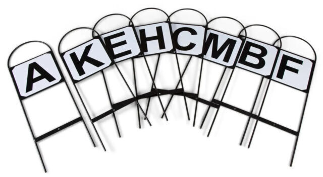 Picture of Shires Dressage Marker Hoops | (ABCEFHKM) Set of 8 | (RSVP) Set of 4 | OR 12 Set