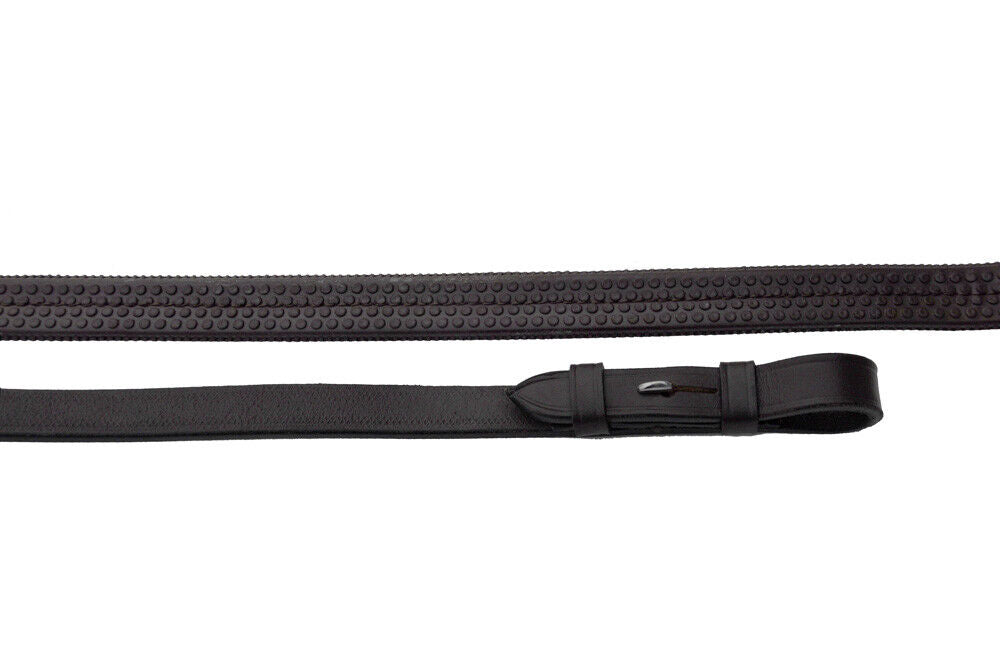Picture of Windsor Leather Rubber Covered Reins, 54 x 5/8 inch , Black or Havana