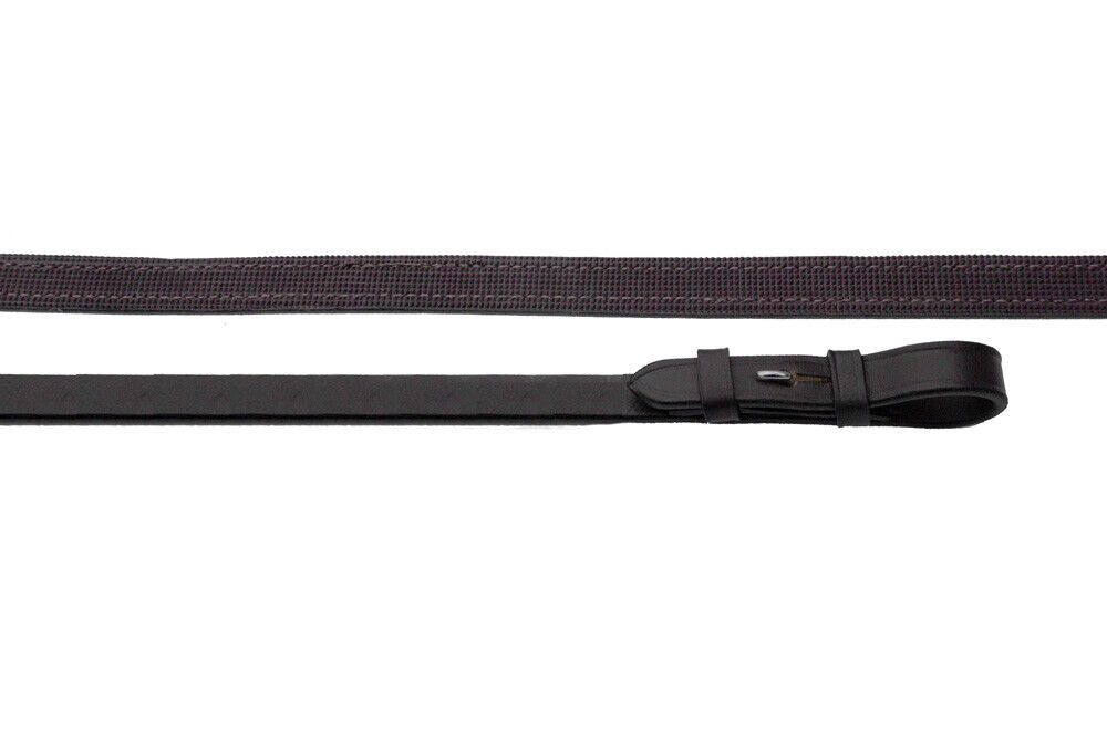 Picture of Windsor Leather Inside Grip Reins | Black or Havana | 54" x 5/8"