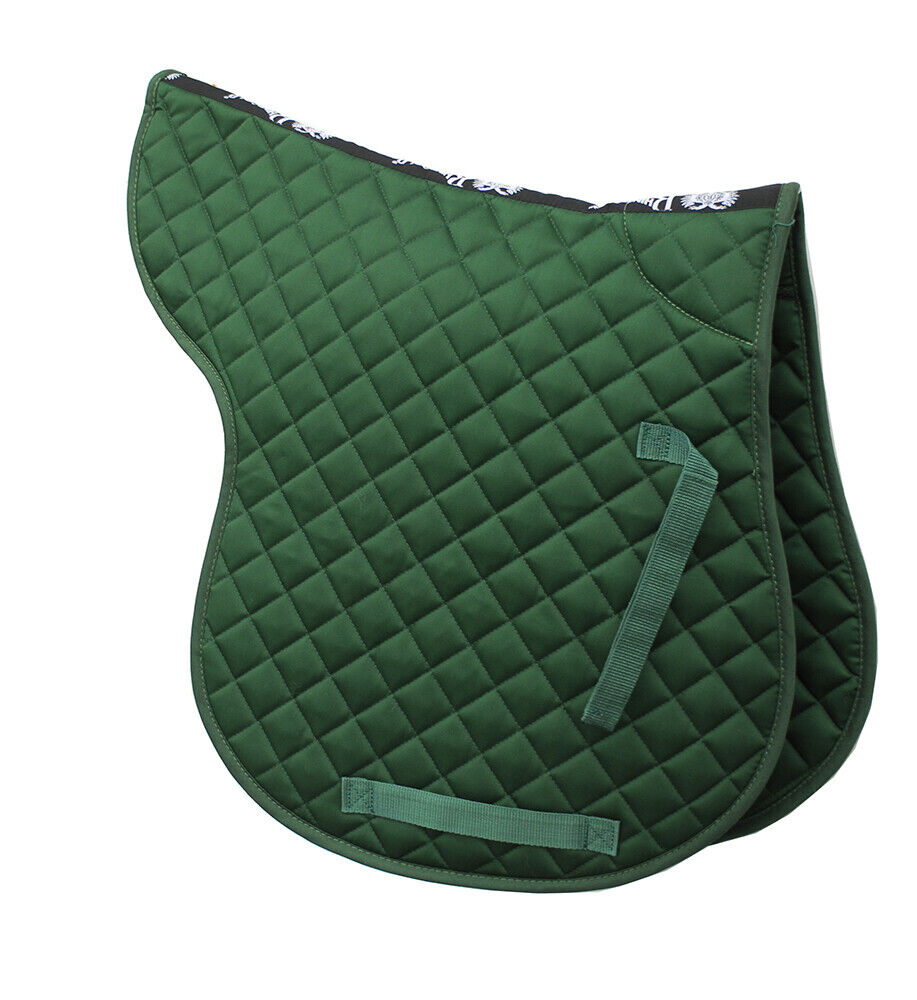 Picture of Rhinegold Cotton Quilted GP Saddle Numnah, in 11 colours, 3 Sizes