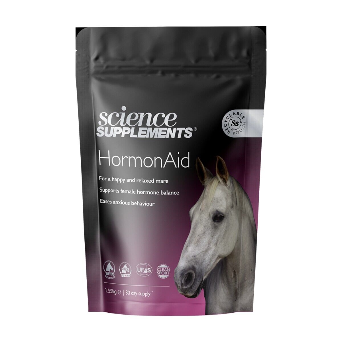 Picture of Science Supplements HormonAid Hormone Balance, Makes Happy/Relaxed Mares, 1.55kg