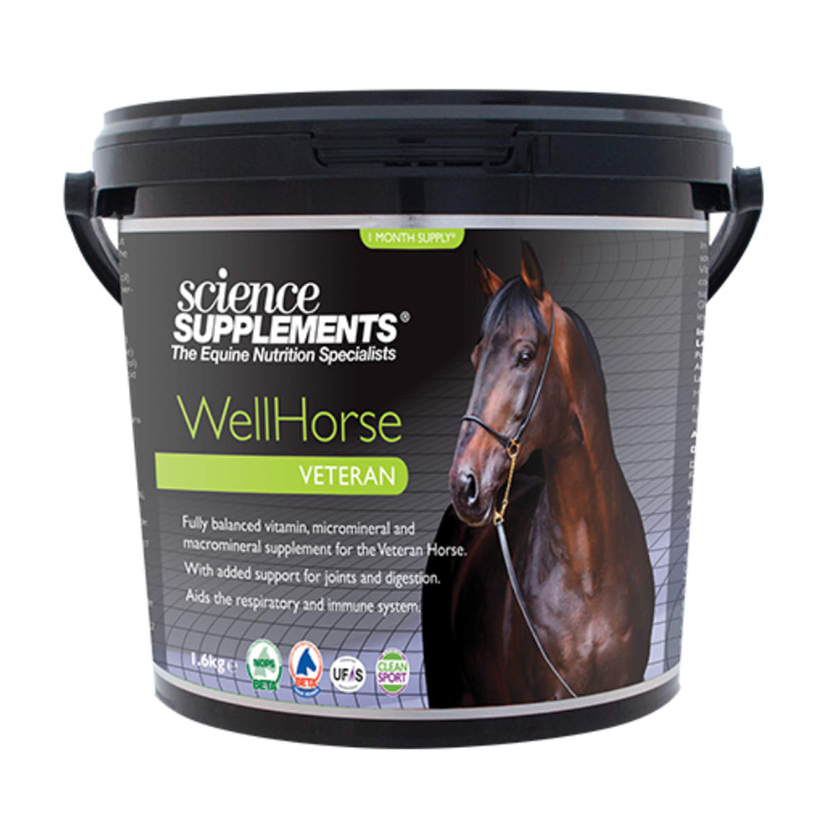 Picture of Science Supplements WellHorse Veteran 1.6kg Horse Feed Balancer