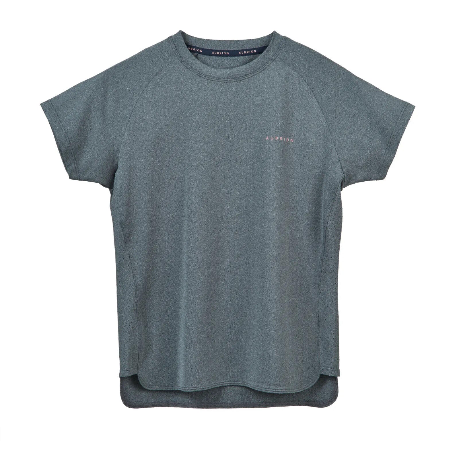 Picture of Shires Aubrion Energise Tech T-Shirt -Young Rider | Blue, Navy, Olive | Age 7-16
