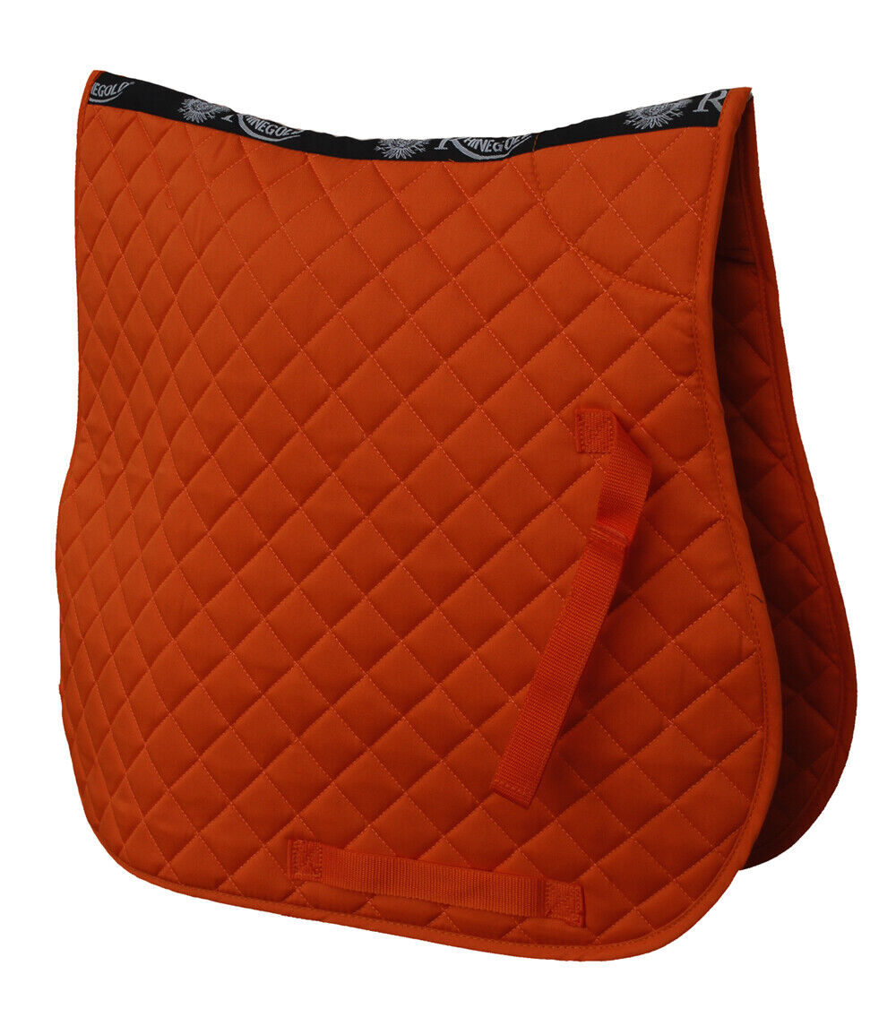 Picture of Rhinegold Cotton Quilted Saddle Cloth | Pony, Cob, Full | 11 Colours