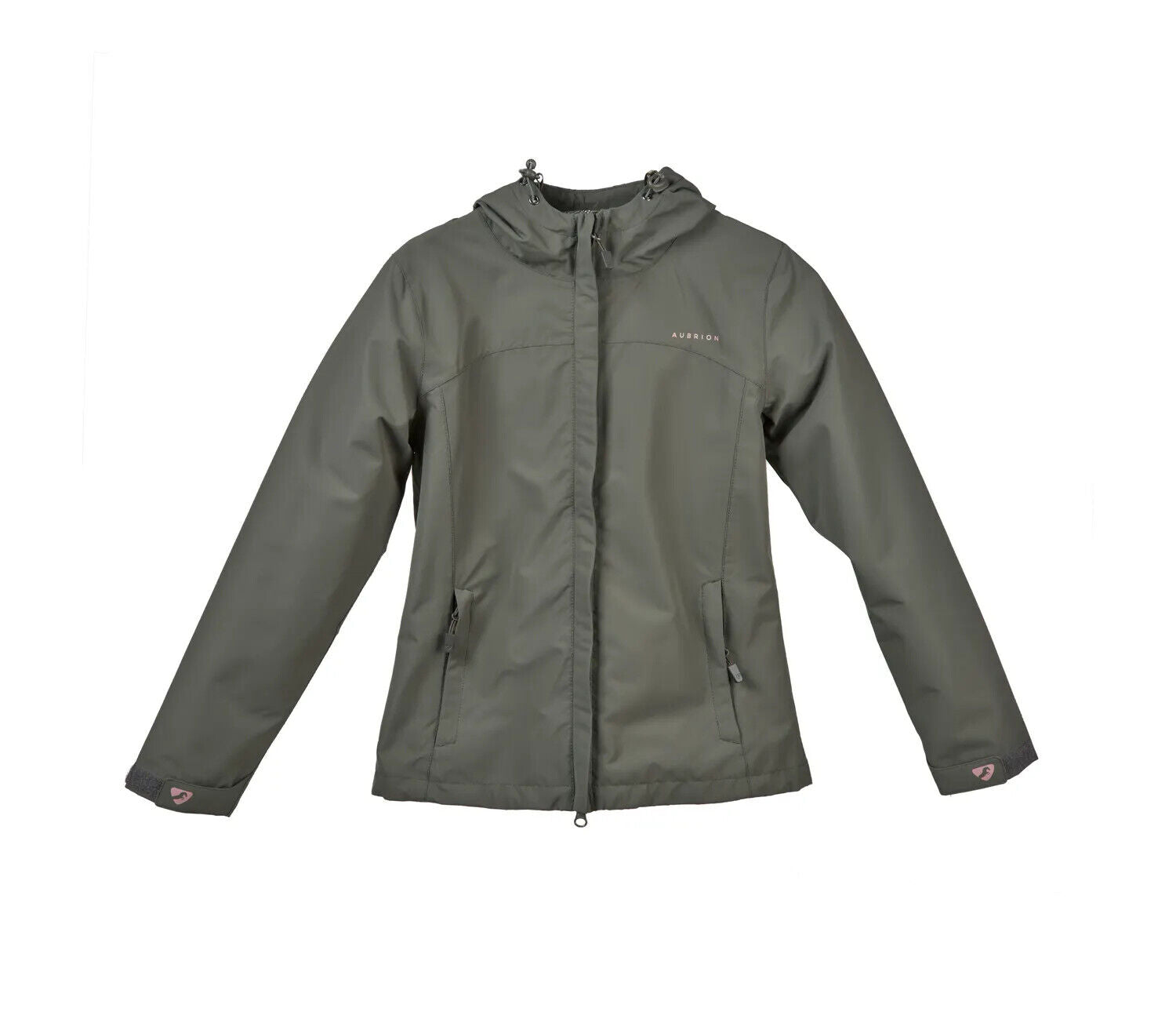 Picture of Shires Aubrion Cloudburst Waterproof Raincoat Young Rider | Olive, Navy |Age7-16