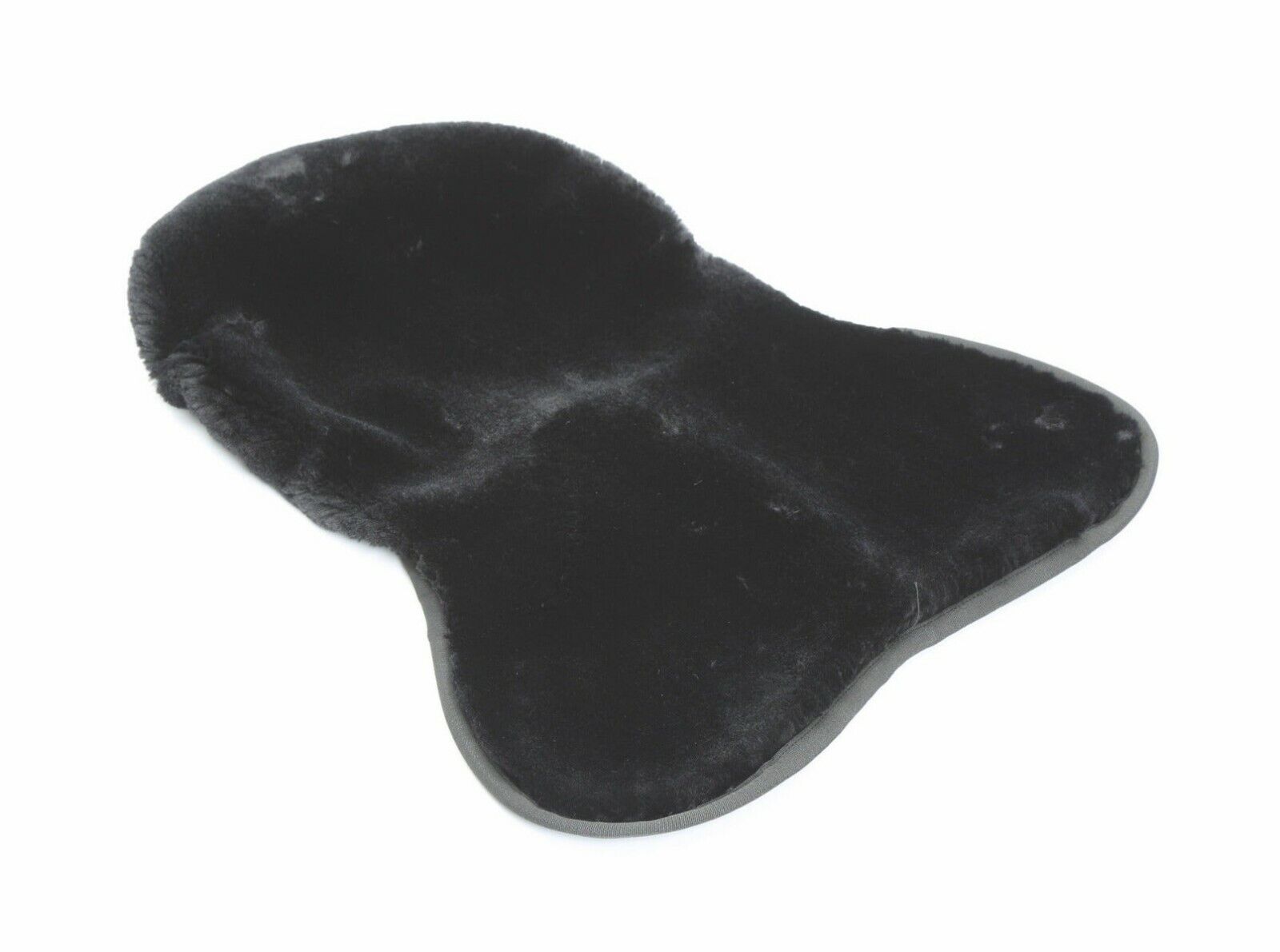 Picture of Shires Arma Supafleece Saddle Seat Saver | 16.5"-18" | Black or Brown