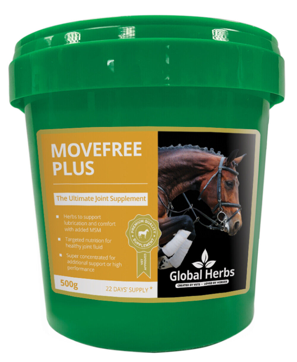 Picture of Global Herbs Movefree Plus, 500g Tub,  For Horses And Ponies , Joints & Bones