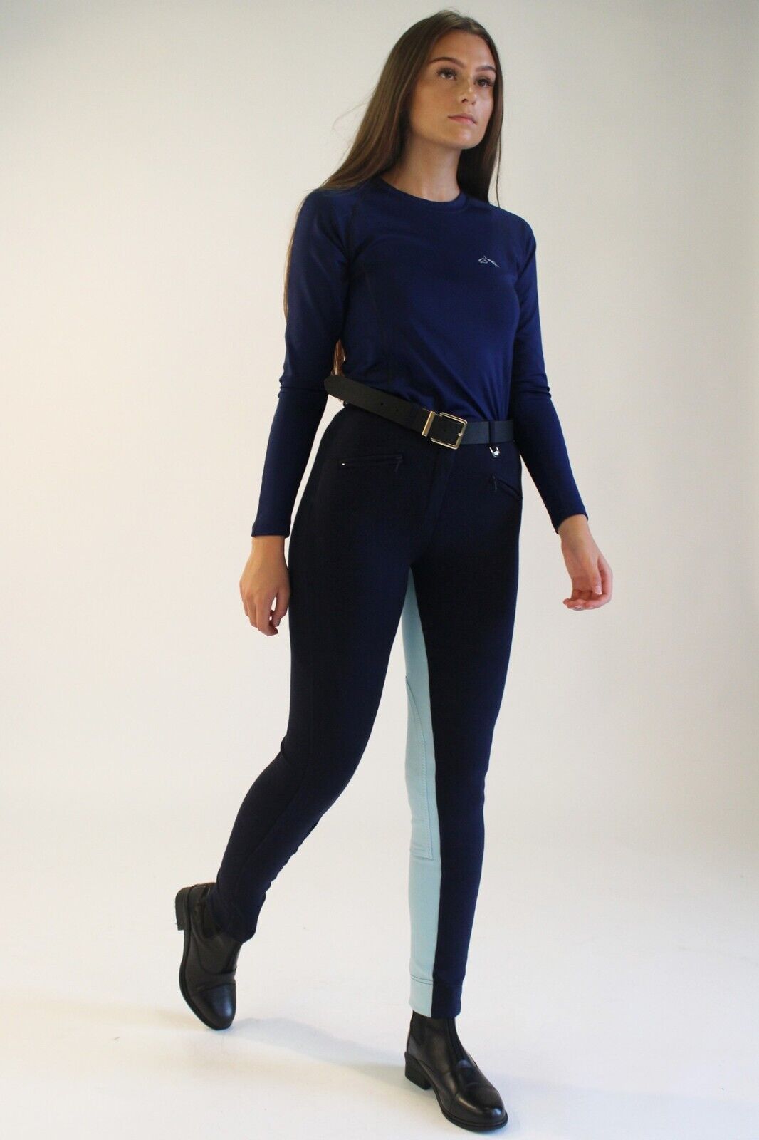 Picture of Ladies Two Tone Jodhpurs, Gallop Ladies Jodhpurs, 4 Colour Options, 24"-40"