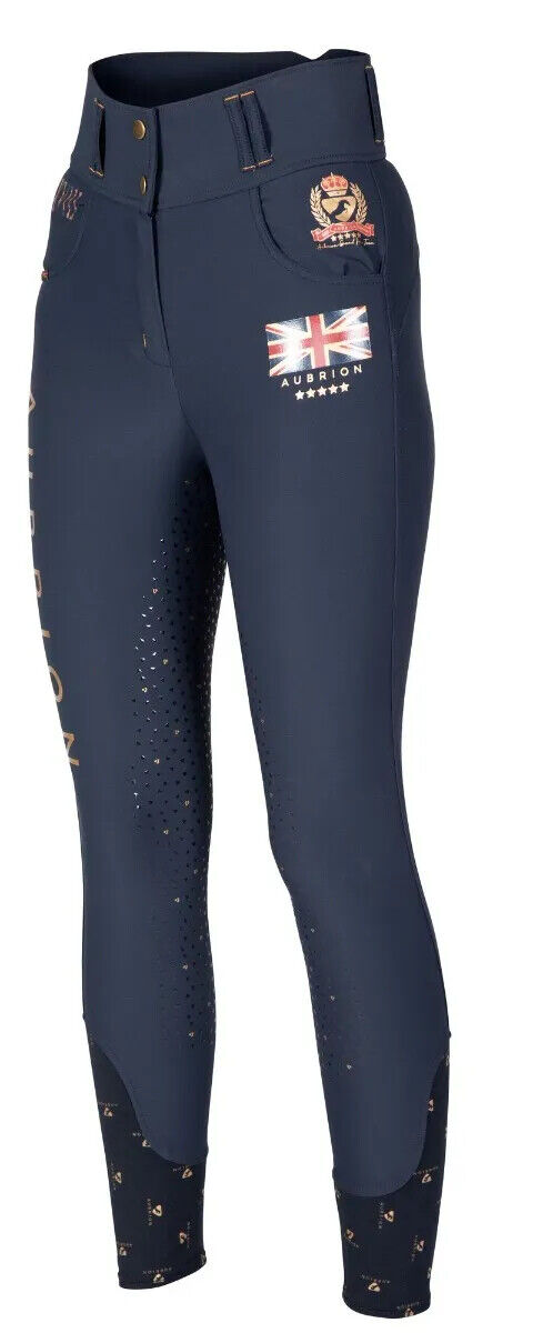 Picture of Shires Aubrion Ladies Team Horse Riding Breeches | Womens |  3 Colours | 24-36"