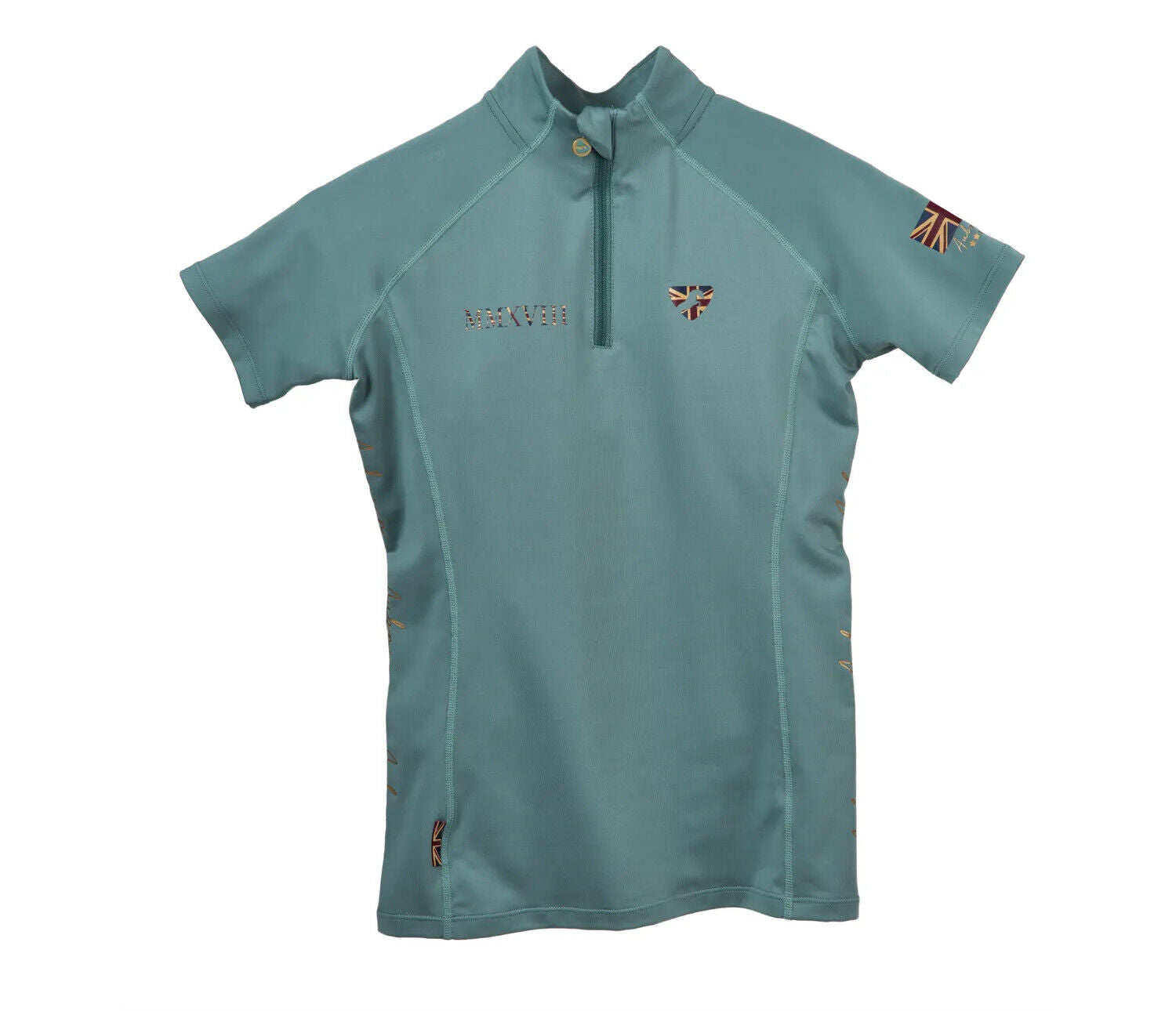 Picture of Shires Aubrion Team Short Sleeve Base Layer - Young Rider | 4 Colours | Age 7-14