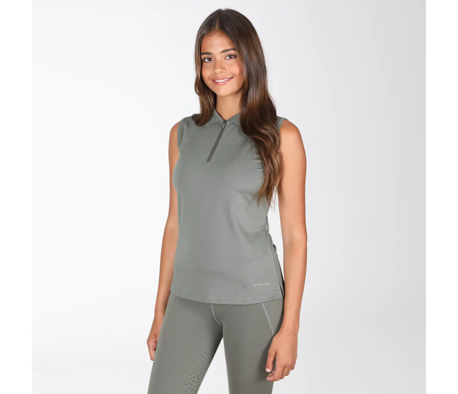 Picture of Shires Aubrion Ladies Poise Sleeveless Tech Polo |  3 Colours | XXS-XXXL