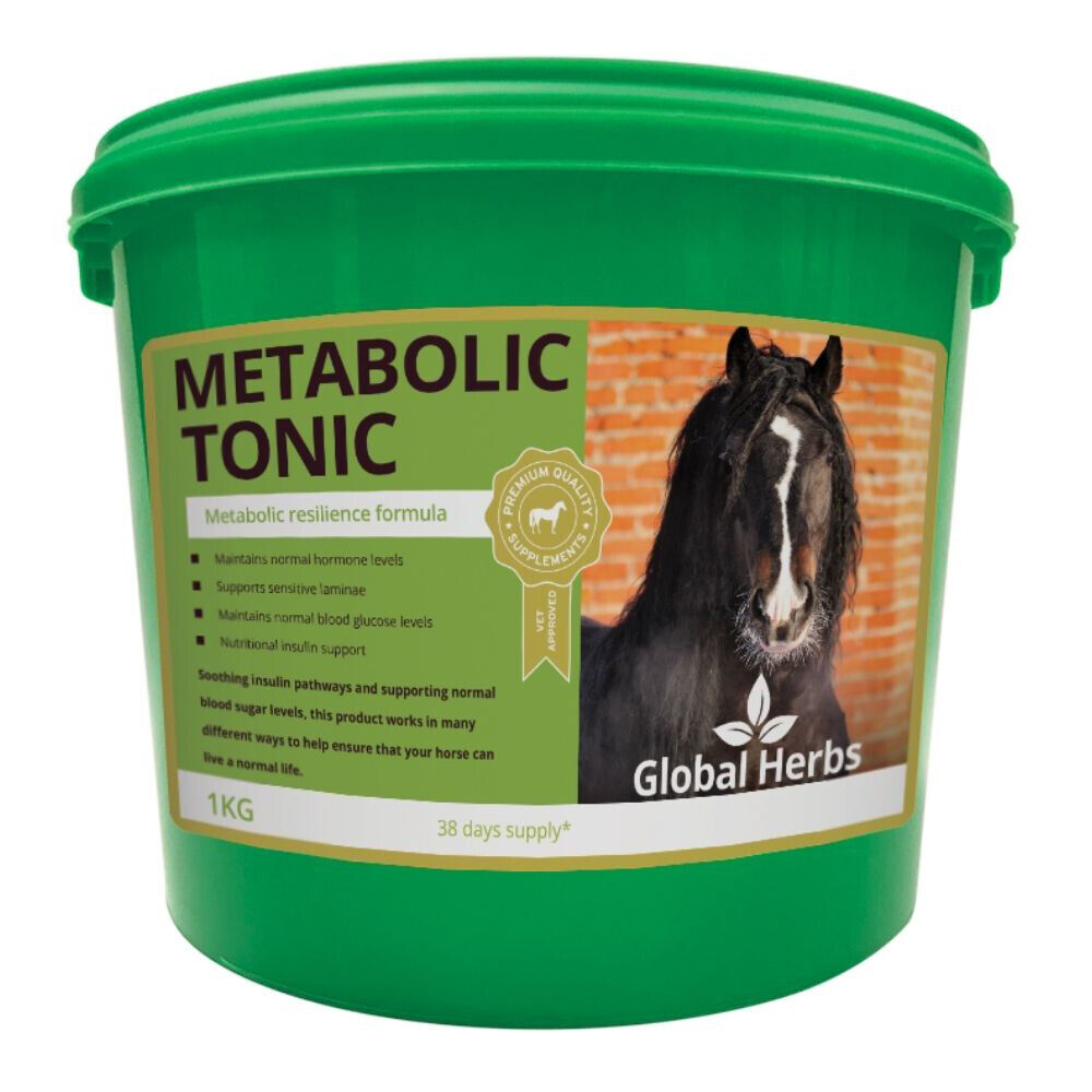 Picture of Global Herbs Metabolic Tonic, 1kg Tub,  for  Horses And Ponies