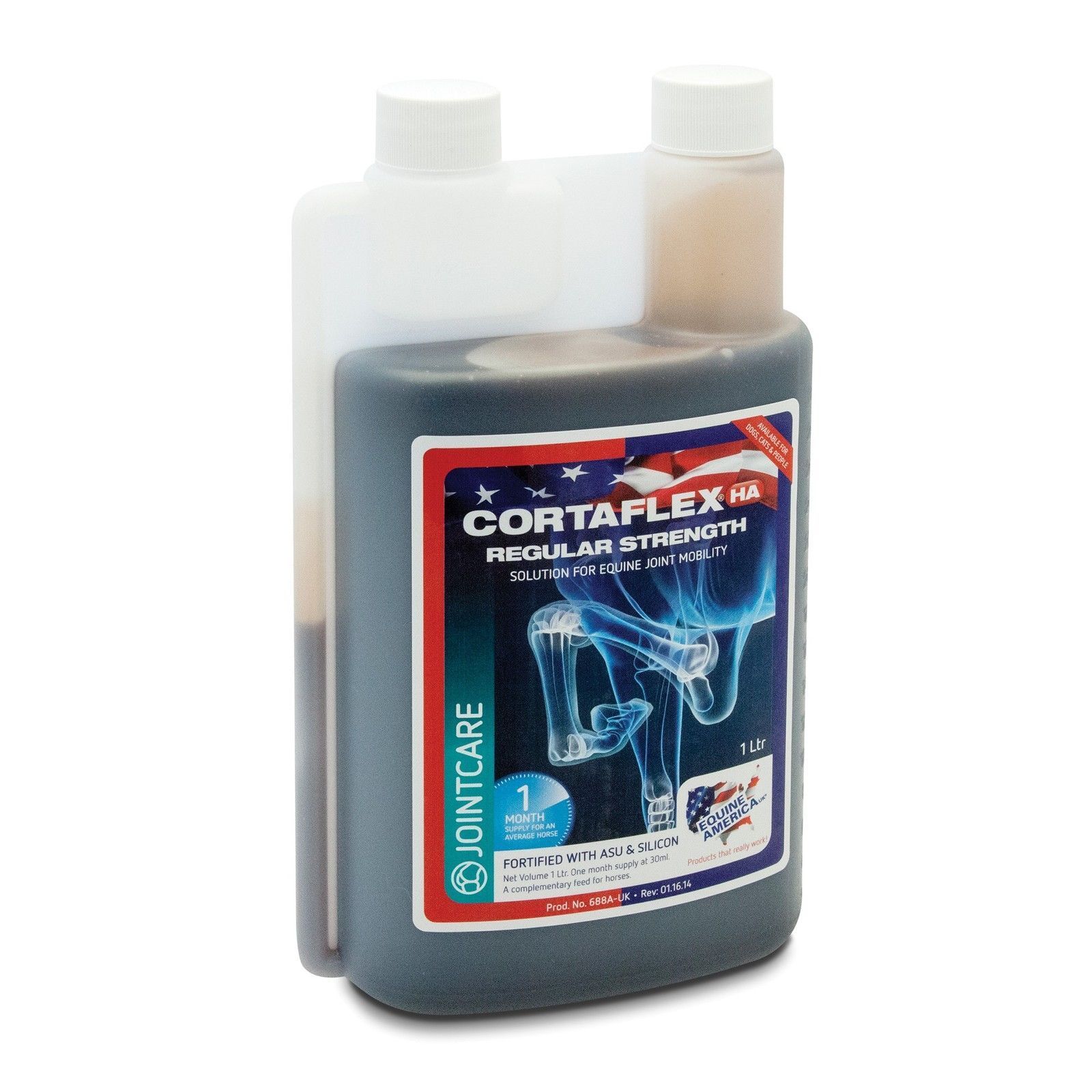 Picture of Equine America Cortaflex + HA Regular Strength Solution 1ltr or 5ltr