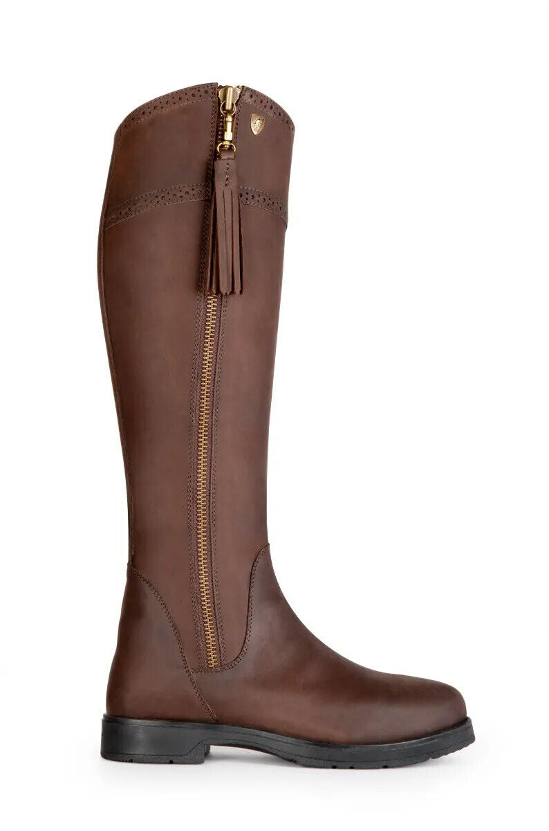 Picture of Shires Moretta Alessandra Adult Country / Riding Boots | Zip Fastening |  Brown