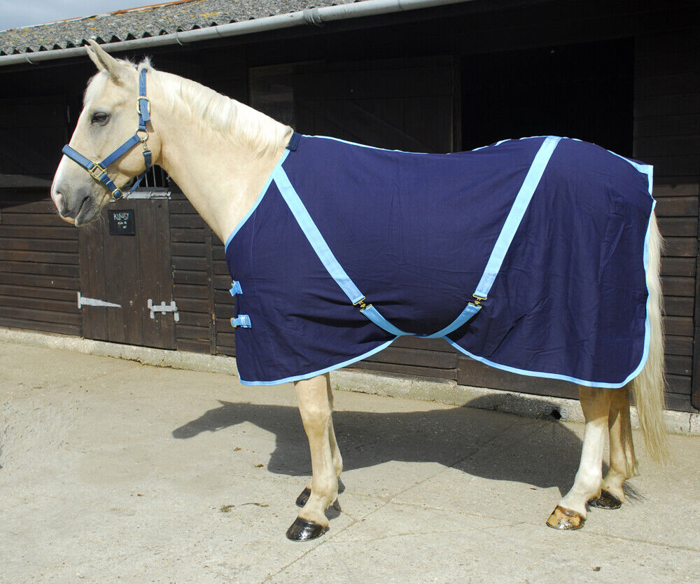 Picture of Rhinegold Cotton Mix Summer Sheet Horse Rug | Standard Neck | 3 Colours
