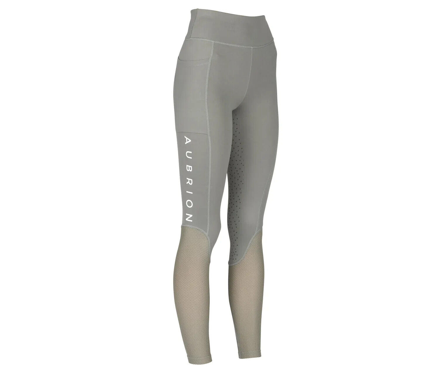 Picture of Shires Aubrion Ladies Rhythm Mesh Riding Tights | Womens| Olive, Navy | XXS-XXXL