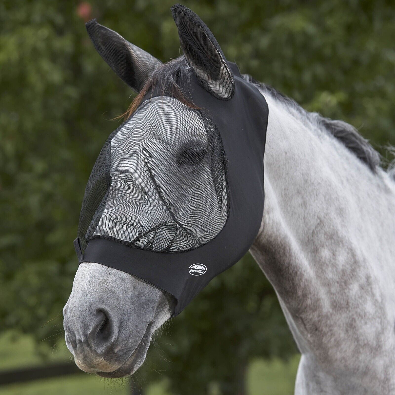 Picture of WeatherBeeta Deluxe Stretch Eye Saver Fly Mask, with Ears, UV, 7 Colours